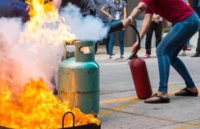 corso antincendio - Estintore